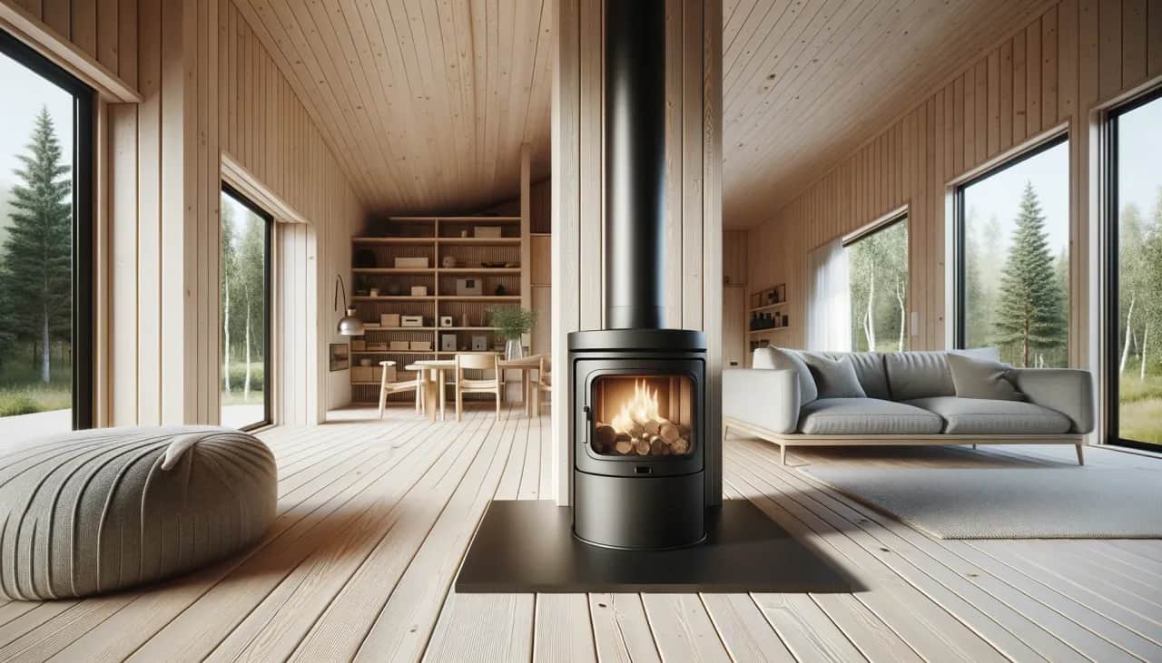 Jaki komin do domu szkieletowego - wybierz bezpieczne rozwiązanie