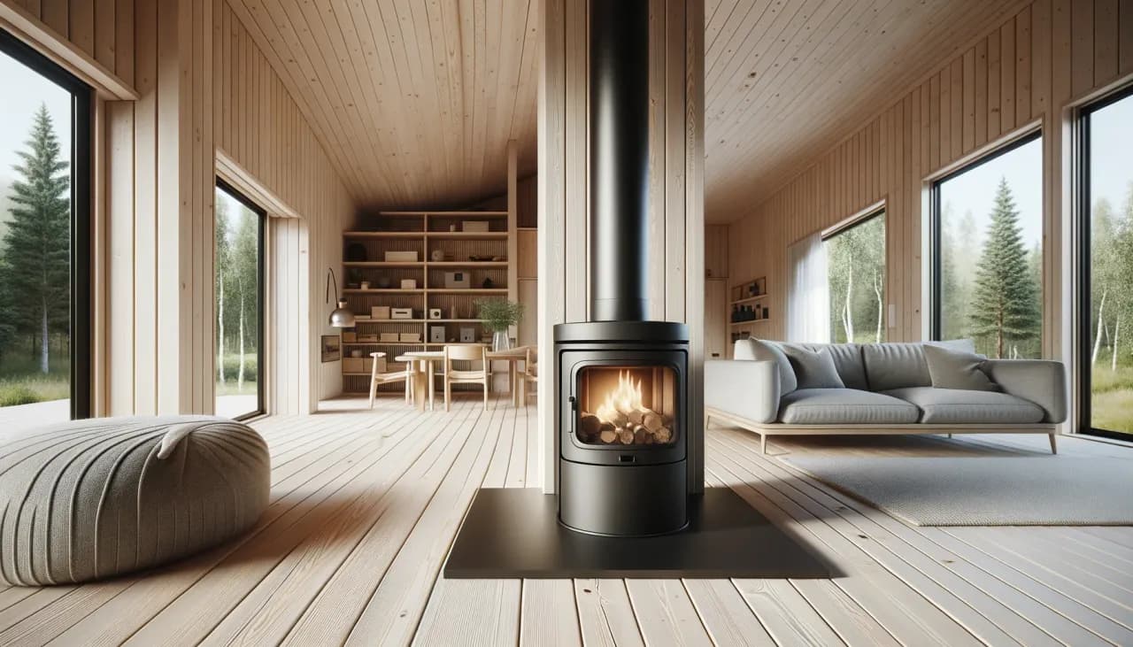 Jaki komin do domu szkieletowego - wybierz bezpieczne rozwiązanie