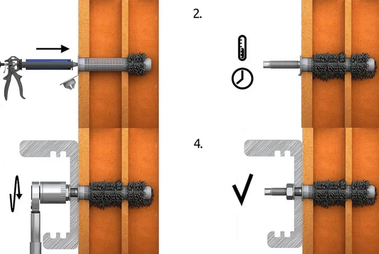 Kotwa chemiczna do cegły – jak zapewnić trwałe mocowanie bez uszkodzeń